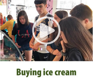 Buying ice cream
